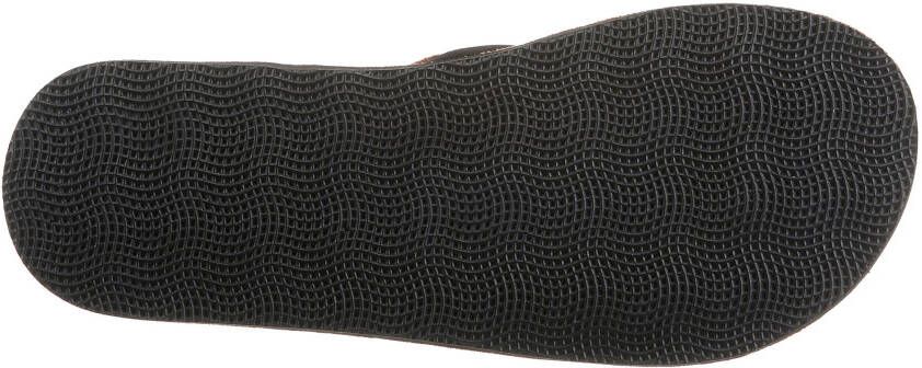 Tamaris Teenslippers Avril zomerschoenen flats slippers met t-logo hanger