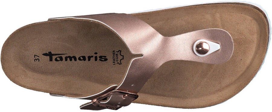 Tamaris Teenslippers Corra zomerschoen slippers met comfortabele tussenstuk voor de tenen