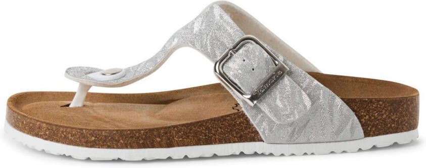 Tamaris Teenslippers Corra zomerschoen slippers met comfortabele tussenstuk voor de tenen