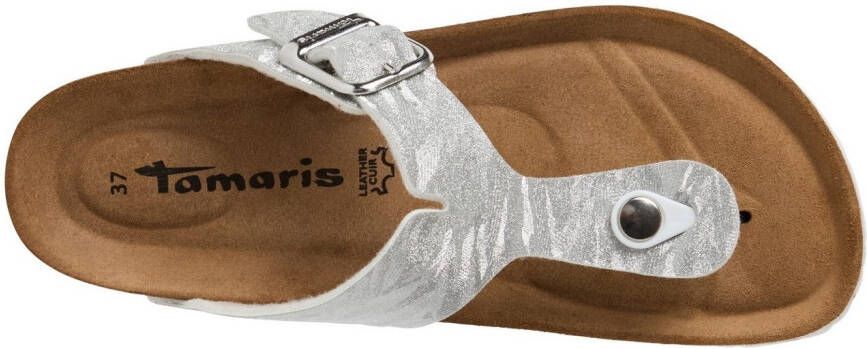 Tamaris Teenslippers Corra zomerschoen slippers met comfortabele tussenstuk voor de tenen