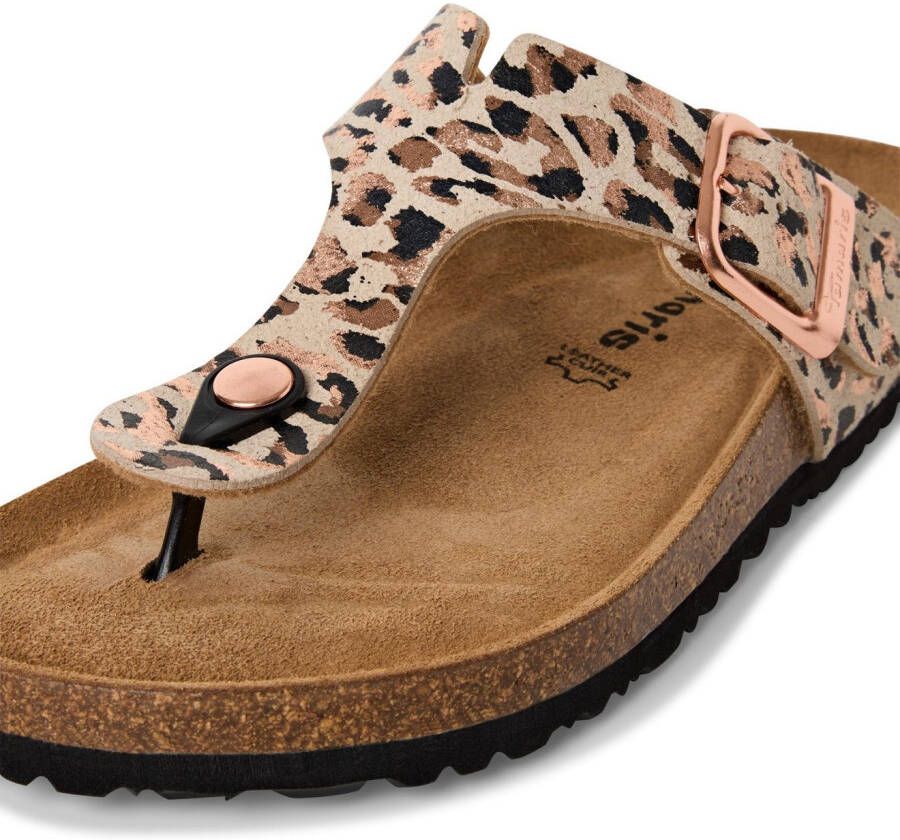 Tamaris Teenslippers Corra zomerschoen slippers met comfortabele tussenstuk voor de tenen