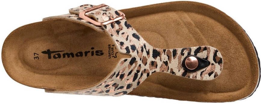 Tamaris Teenslippers Corra zomerschoen slippers met comfortabele tussenstuk voor de tenen