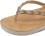 Tamaris Teenslippers zomerschoen slippers strandschoen in vlechtlook - Thumbnail 2