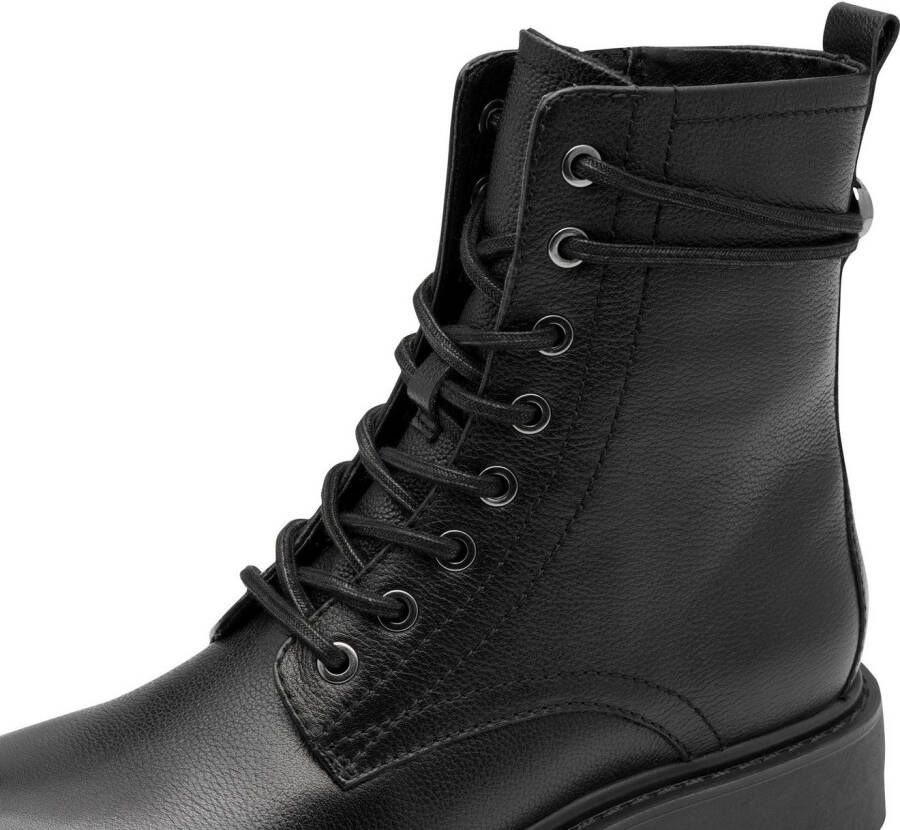Tamaris Veterlaarsjes blokhak veterboots met schachtomwikkelende veters - Foto 4