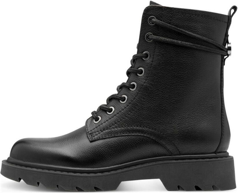 Tamaris Veterlaarsjes blokhak veterboots met schachtomwikkelende veters - Foto 6