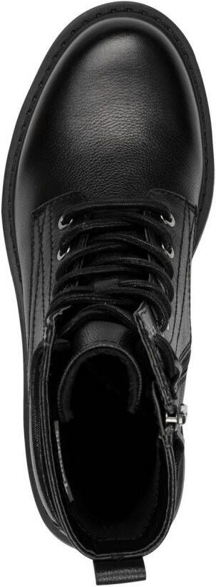 Tamaris Veterlaarsjes blokhak veterboots met schachtomwikkelende veters - Foto 8