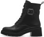 Tamaris Veterlaarsjes blokhak veterschoenen met modieuze decoratieve gesp - Thumbnail 25