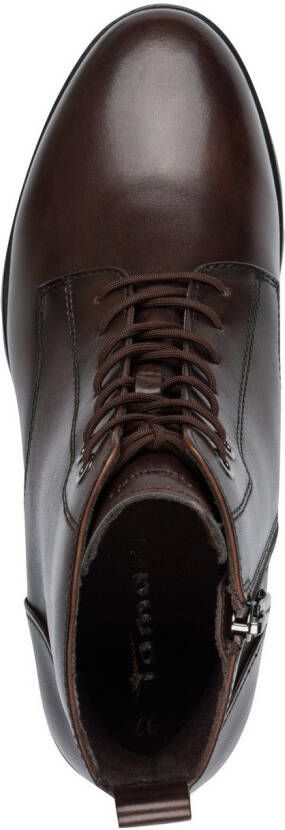 Tamaris Veterlaarsjes blokhak veterboots zakelijke schoen met touch it-uitvoering