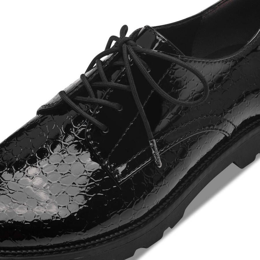 Tamaris Veterschoenen businessschoen lage schoen met glanzende uitstraling