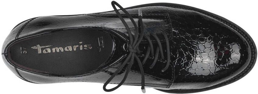 Tamaris Veterschoenen businessschoen lage schoen met glanzende uitstraling