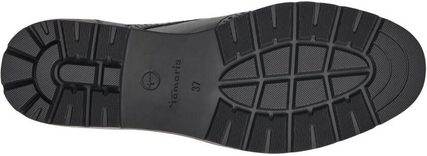 Tamaris Veterschoenen met fijne lyrische perforatie vrijetijdsschoen lage schoen veterschoen