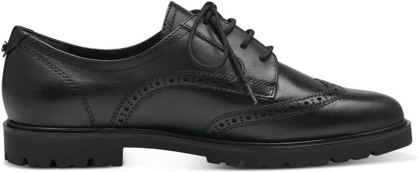 Tamaris Veterschoenen met fijne lyrische perforatie vrijetijdsschoen lage schoen veterschoen