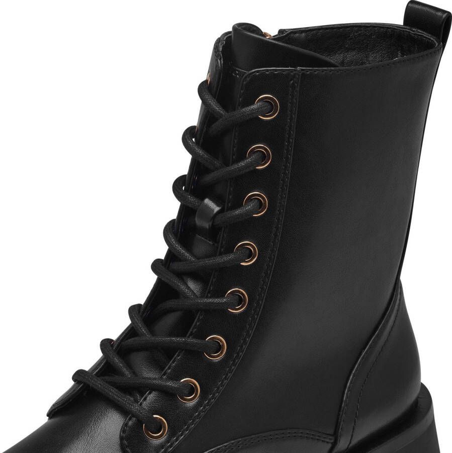 Tamaris Veterschoenen blokhak veterschoen chunky boots met binnenrits