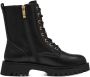 Tamaris Veterschoenen blokhak veterschoen chunky boots met binnenrits - Thumbnail 5