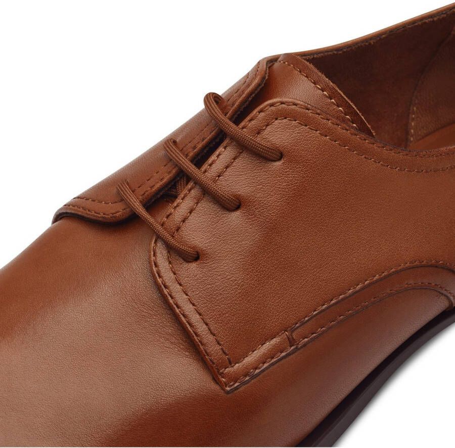 Tamaris Veterschoenen blokhak lage schoen zakelijke schoen met sierstiksels