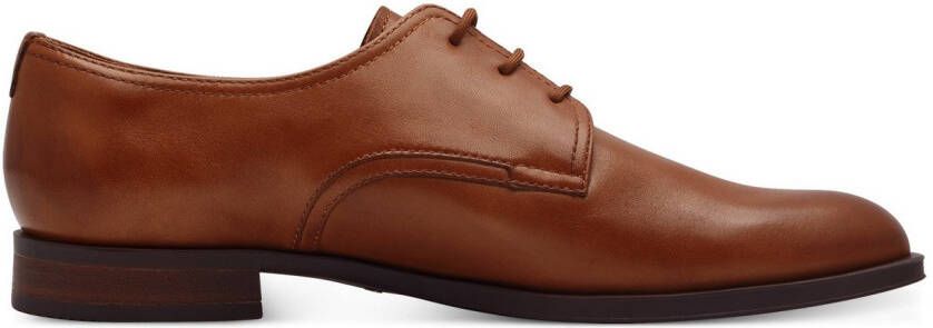 Tamaris Veterschoenen blokhak lage schoen zakelijke schoen met sierstiksels