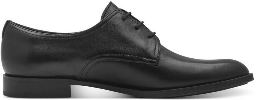 Tamaris Veterschoenen blokhak lage schoen zakelijke schoen met sierstiksels