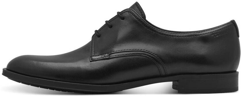 Tamaris Veterschoenen blokhak lage schoen zakelijke schoen met sierstiksels