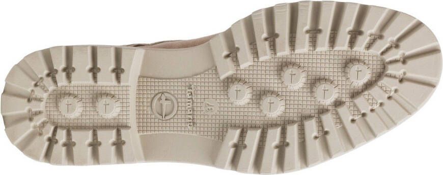Tamaris Veterschoenen met stijlvol contrastbeleg
