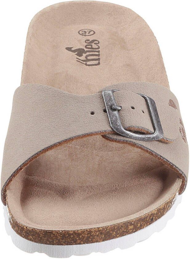 thies Slippers Bio met een verstelbaar riempje