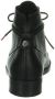 Think Hoge Sneakers Denk Schwarz Goat Lammfell - Thumbnail 3