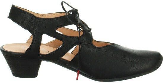 Think! Slingback pumps AIDA dames pump met vetersluiting zomerschoen trechtervormige hak met fijn patroon