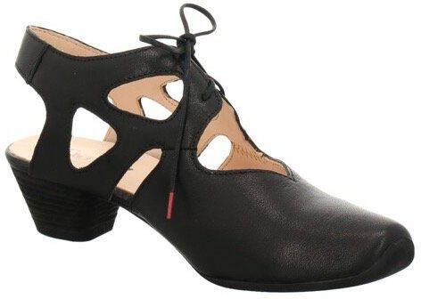 Think! Slingback pumps AIDA dames pump met vetersluiting zomerschoen trechtervormige hak met fijn patroon