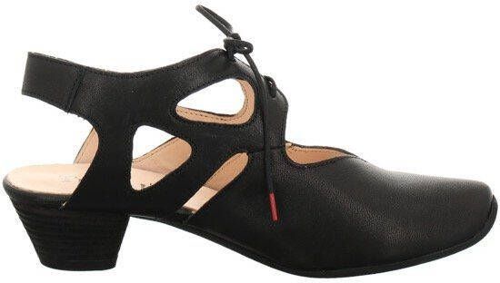Think! Slingback pumps AIDA dames pump met vetersluiting zomerschoen trechtervormige hak met fijn patroon