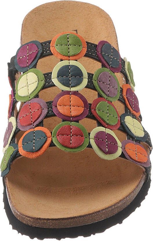 Think! Slippers Julia sleehak zomerschoen pantoffel in cool retrodesign - Foto 7