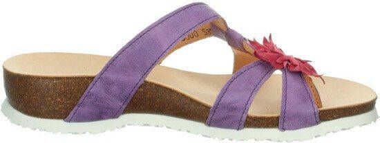 Think! Teenslippers Julia zomerschoen slippers met mooie bloem