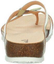 Think! Teenslippers Julia wig-hak zomerschoen slippers met stijlvolle bandjes