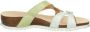 Think! Teenslippers Julia wig-hak zomerschoen slippers met stijlvolle bandjes - Thumbnail 5