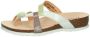 Think! Teenslippers Julia wig-hak zomerschoen slippers met stijlvolle bandjes - Thumbnail 6