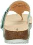 Think! Teenslippers Julia tricothak zomerschoen pantoffels met een licht glanzende look - Thumbnail 3