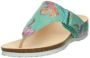 Think! Teenslippers Julia tricothak zomerschoen pantoffels met een licht glanzende look - Thumbnail 6