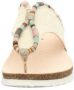 Think! Teenslippers Julia sleehak zomerschoen pantoffels met kleurrijke decoratieve elementen - Thumbnail 5