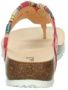 Think! Teenslippers Julia sleehak zomerschoen pantoffels met kleurrijke decoratieve elementen - Thumbnail 3