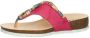 Think! Teenslippers Julia sleehak zomerschoen pantoffels met kleurrijke decoratieve elementen - Thumbnail 6