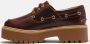 Timberland Stone Street Boat Rootbeer women Lifestyle bruin Schoenen - Thumbnail 10