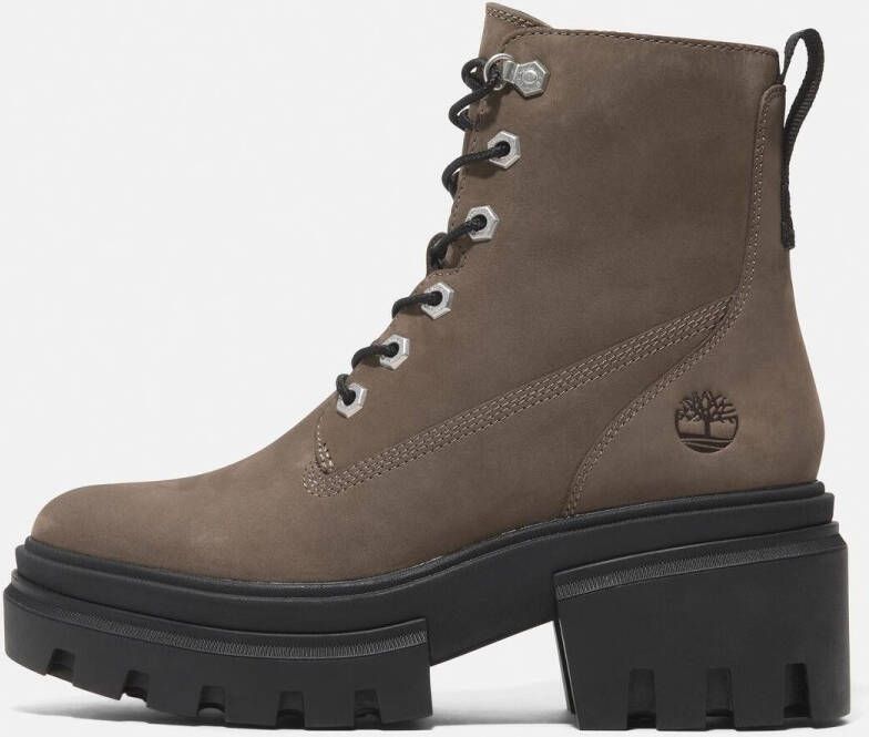 Timberland Veterlaarsjes EVERLEIGH MID LACE UP BOOT Winterschoenen winterlaarzen veterschoenen winterlaarzen