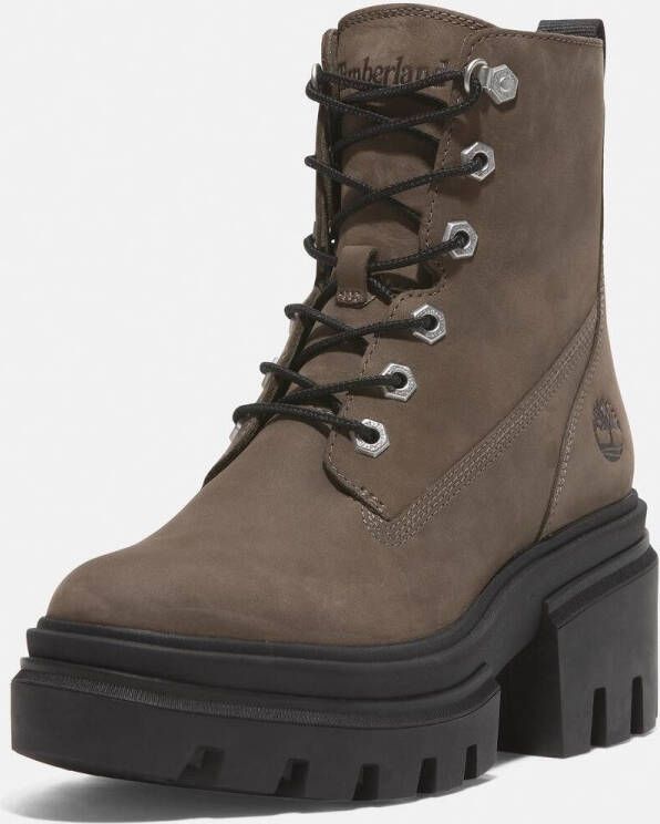 Timberland Veterlaarsjes EVERLEIGH MID LACE UP BOOT Winterschoenen winterlaarzen veterschoenen winterlaarzen