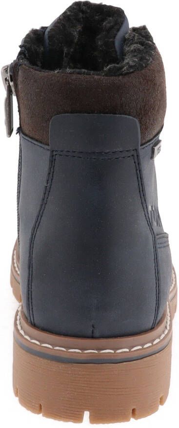 Tom Tailor Hoge veterschoenen met gepolsterde schacht comfortabele breedte g