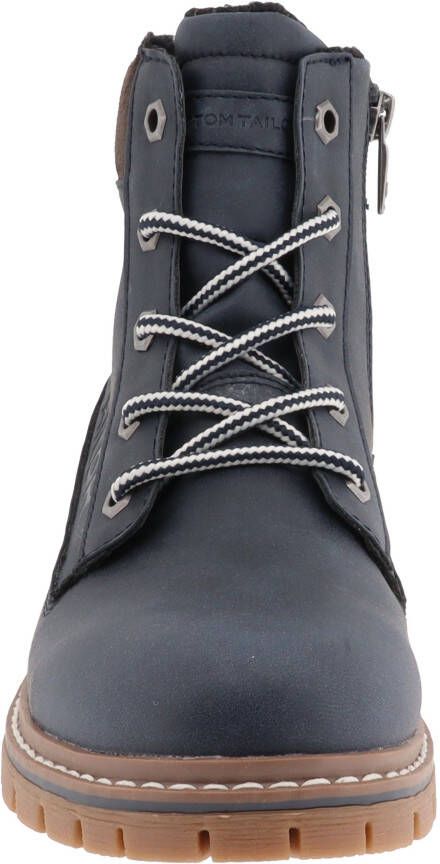 Tom Tailor Hoge veterschoenen met gepolsterde schacht comfortabele breedte g