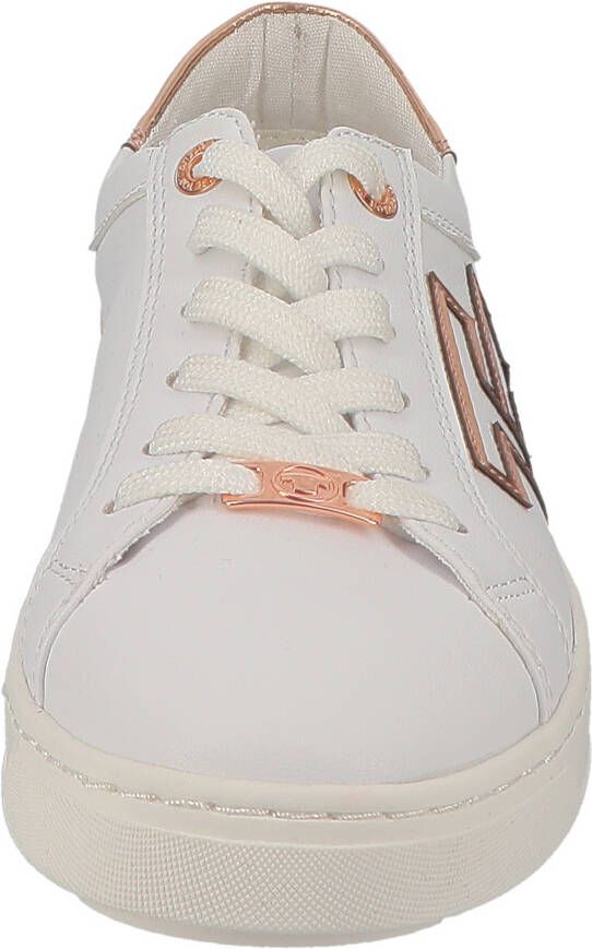 Tom Tailor Plateausneakers Contrastafwerking in metalliclook vrijetijdsschoen lage schoen veterschoen - Foto 5