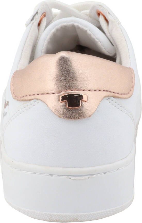 Tom Tailor Plateausneakers Ellen met contrastafwerking vrijetijdsschoen lage schoen veterschoen