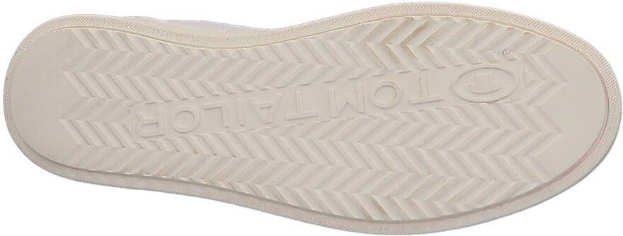 Tom Tailor Plateausneakers Ellen met contrastafwerking vrijetijdsschoen lage schoen veterschoen