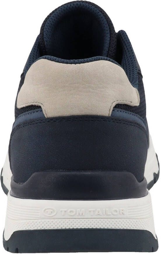 Tom Tailor Sneakers vrijetijdsschoen lage schoen veterschoen met contrast bies