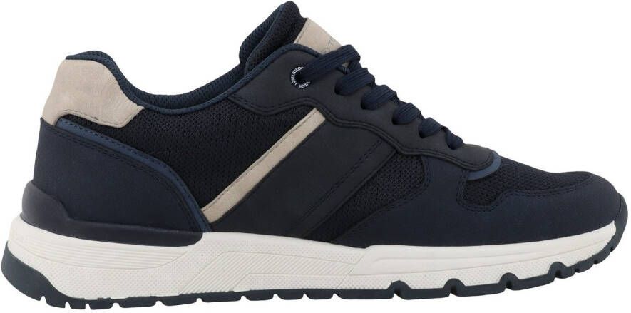 Tom Tailor Sneakers vrijetijdsschoen lage schoen veterschoen met contrast bies