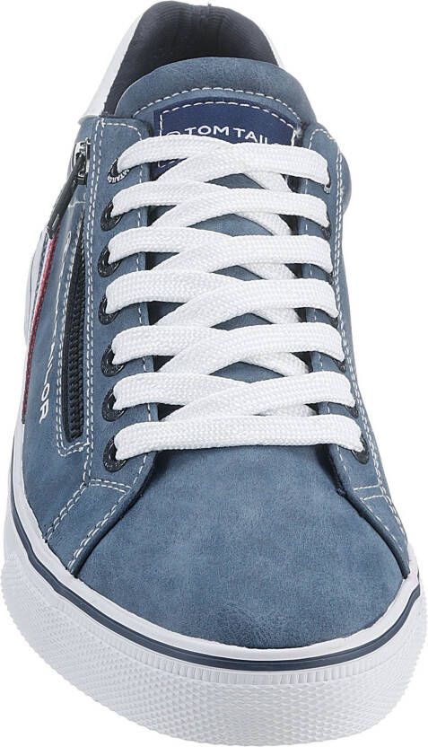 Tom Tailor Sneakers met contrastafwerking vrijetijdsschoen lage schoen veterschoen