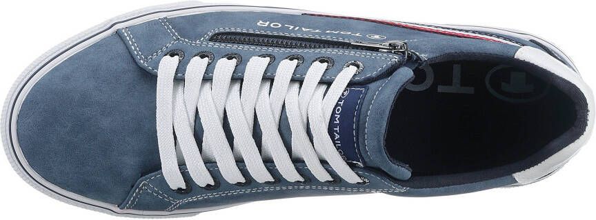 Tom Tailor Sneakers met contrastafwerking vrijetijdsschoen lage schoen veterschoen